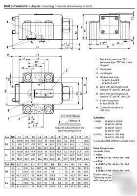 New rexroth hydraulic check valve R900483371 SL10PA1-42 