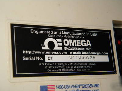 Omega high performance ph and temperature recorder ct