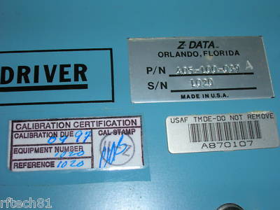 Zeta data model 182-1 emp from nuclear bomb simulator