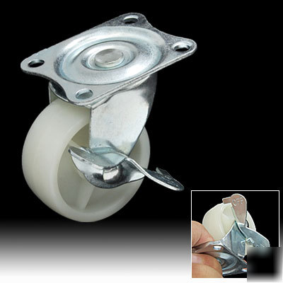 Fixed swivel table trolley rack caster wheel w lock