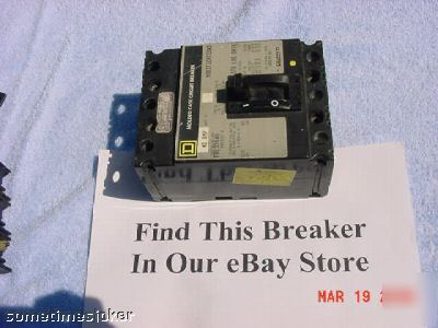 Fpe breaker 15 amp. 1 pole used type na (wide)