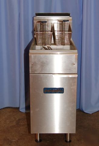 Imperial 50 lb. lp/propane gas fryer, 140,000 btu