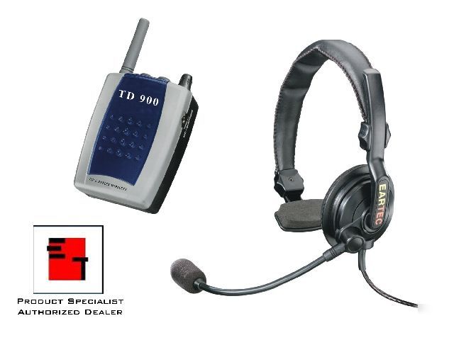 2-person eartec TD900 wireless intercom system