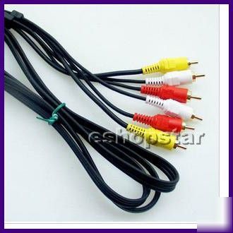 3M 3 rca video audio av cable gold plated for hdtv