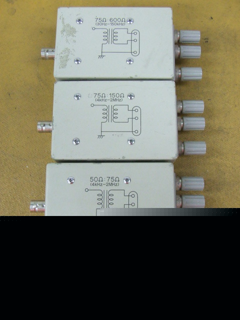 4 x anritsu matching transformers MA313J, MP35A, MA315A