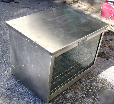 Countertop warming display holding cabinet - stainless