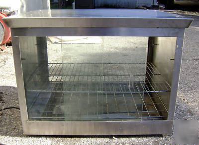 Countertop warming display holding cabinet - stainless