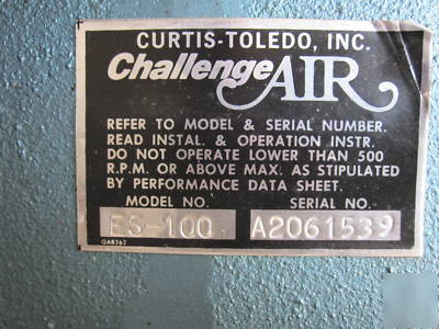 Curtis air compressor large industrial/commercial 