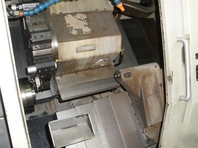 Hardinge T42 conquest cnc turning center w/ bar feeder