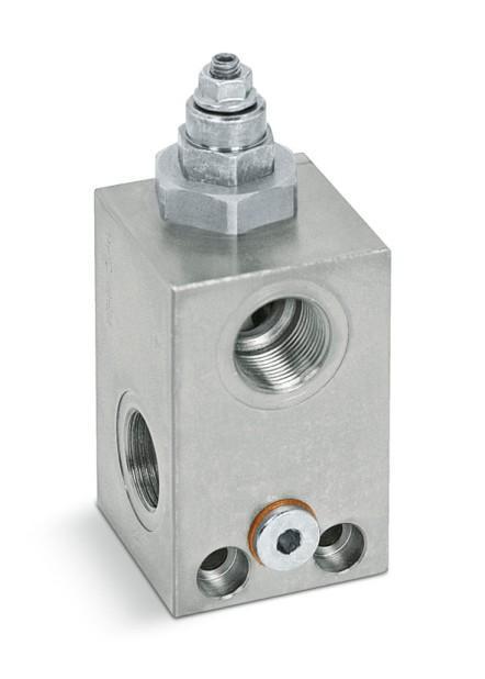 Hydraulic differential type relief valve inline 1