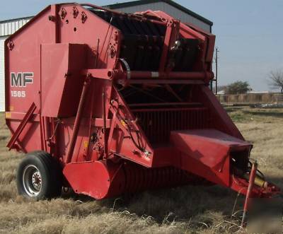 Massey ferguson 1565 round baler - ready to bale 