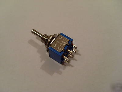 New 2 x toggle switch dpdt double pole (on off on) 