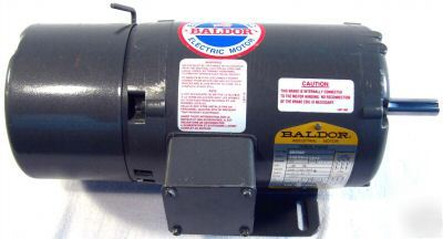 New baldor 1/3 hp ac brake motor 56 1725 tenv BM3569