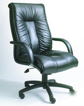 New brand black italian executive leather office chair