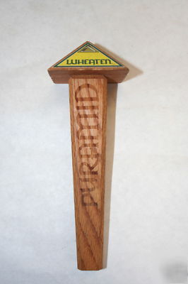 Pyramid wheaten ale wooden screw on beer tap handle