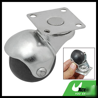 Sofa rack swivel spherical caster w top plate connector