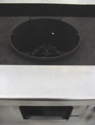 Used 3 chamber natural gas chineese wok