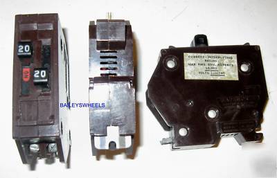 Wadsworth twin tandem 20A 20 amp breaker type b a