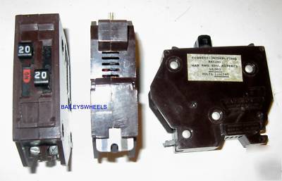 Wadsworth twin tandem 20A 20 amp breaker type b a