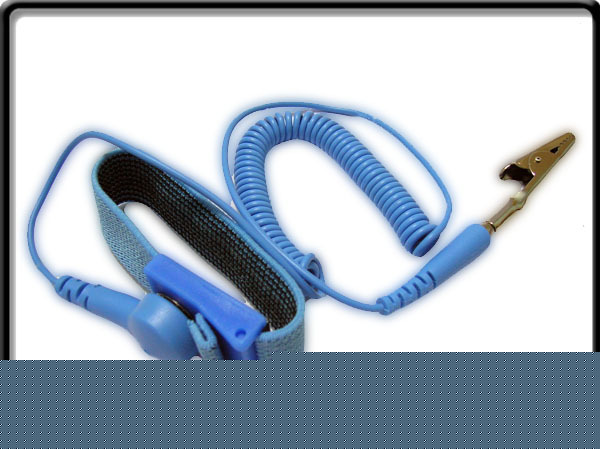 Lot of 10 anti static esd wrist strap discharge band 
