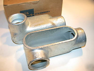 New 2 boxes of 2 o-z gedney conduit 1 1/4