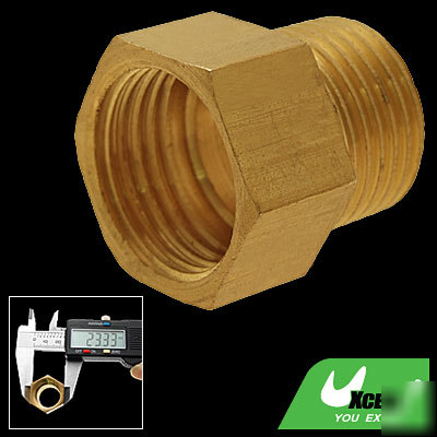 New yellow brass hex reducing reducer bushing 