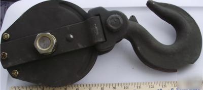 Nos tackle / snatch block 10,000 lbs deuce 2 1/2 ton