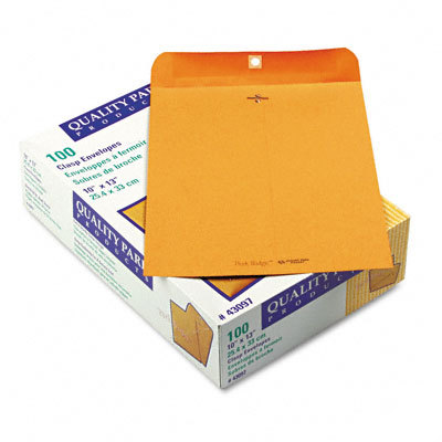 Park ridge kraft clasp envelope light brown, 100/box