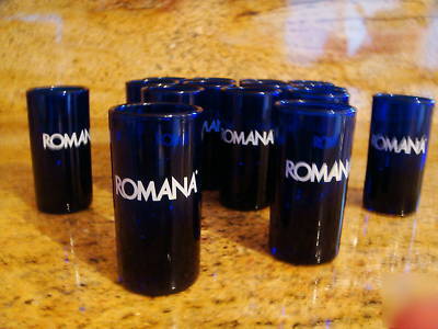 Romana shot glasses - very nice - lot of 15