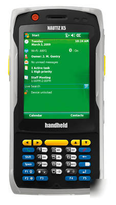 Rugged handheld nautiz X5 data collector pda bt, camera