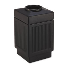 Safco trophy collection top open waste receptacle