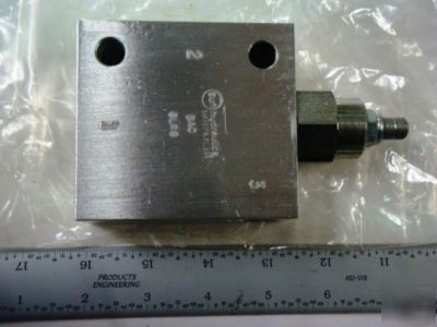 Sun hydraulic valve body bac with ppfb lan cartridge