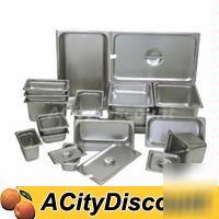 1DZ update 1/4 size s/s steam table pans 6