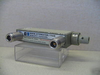 8495B manual step attenuator dc-18 ghz 0-70DB 10DB step