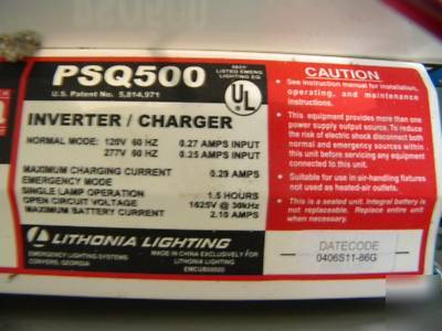 Commercial lighting-florescent, inc: ballast & inverter