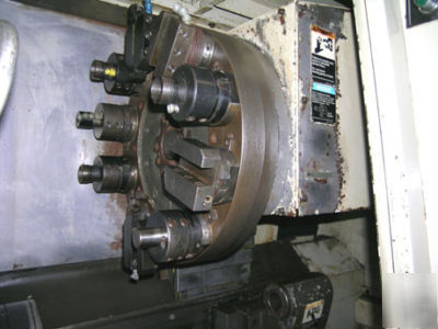 Hitachi seiki no. HT20SII two axis cnc turning center