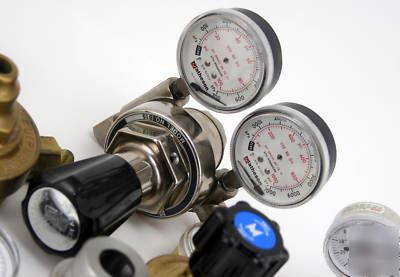 Large lot regulators gauges & stainless steel bar stock