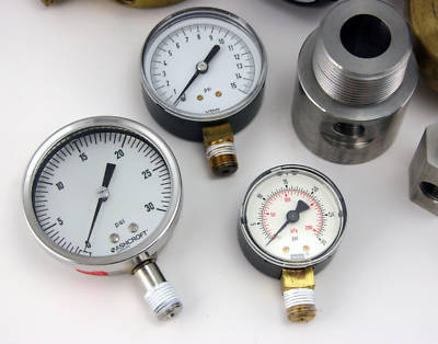 Large lot regulators gauges & stainless steel bar stock