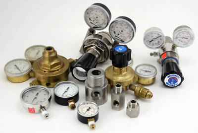 Large lot regulators gauges & stainless steel bar stock