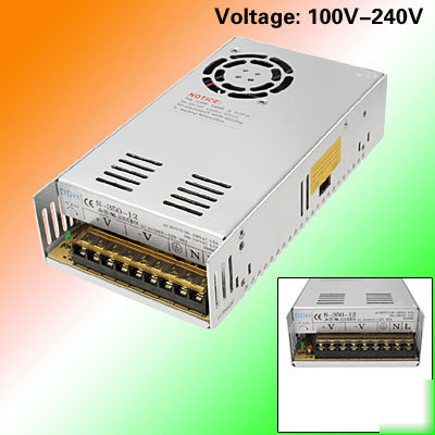 Low-cost 12V 30A single output switching power supply