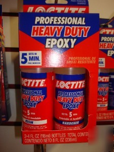 New 1-8OZ loctite professional heavyduty y epoxy 