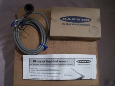 New banner engineering S18SN6FF50 proximity sensor