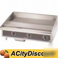 New star max 36IN flat gas grill griddle w/thermostat