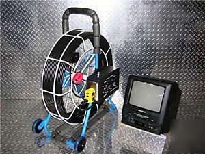 Sewer camera pipe video drain cleaner snake inspection