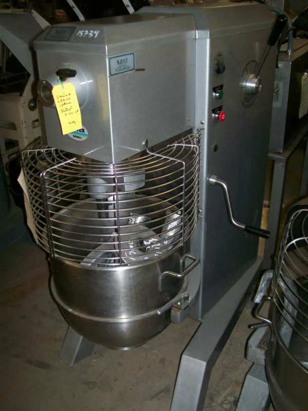 Univex 60QT mixer with stainless steel bowl guard