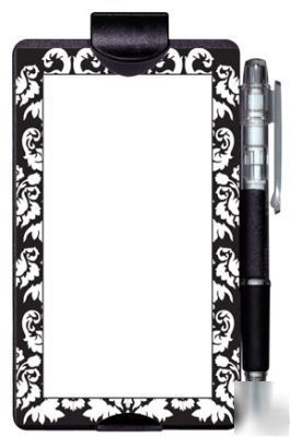 Wellspring auto notes- black damask