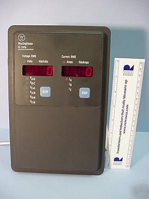 Westinghouse 2D78533G01 iq data line amps volts meter
