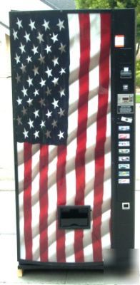 Dixie narco bubble front 440 soda vending machine used