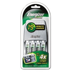 Eveready hienergy battery charger with 4 aa nimh batte