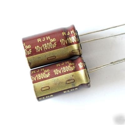 10PCS elna 10V 1800UF rjh series capacitor